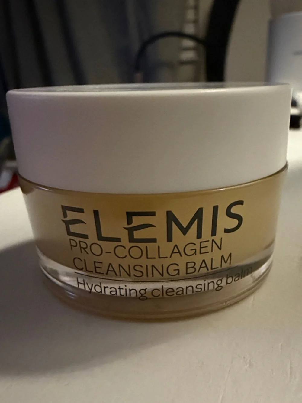 ELEMIS Pro-Collagen Cleansing Balm - Cream and Gold Jar